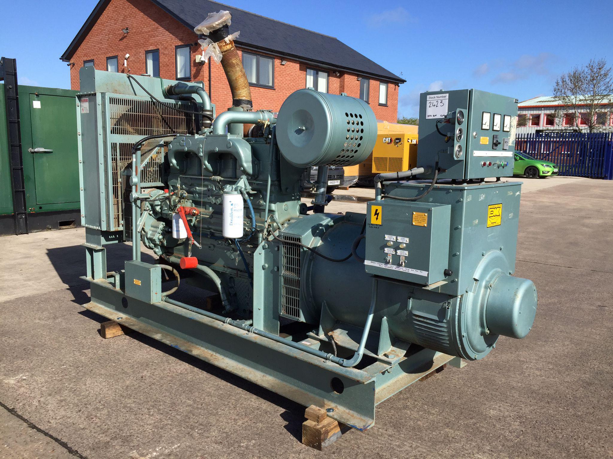 254KVA Dawson Keith Cummins used generator