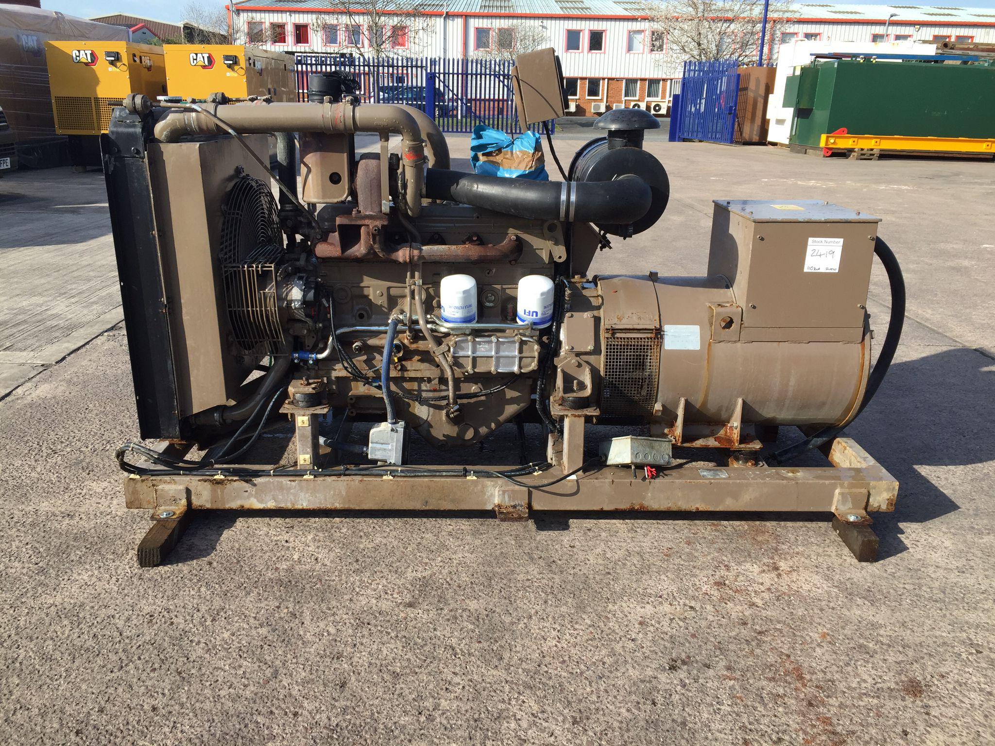 110KVA Iveco Fiat used generator