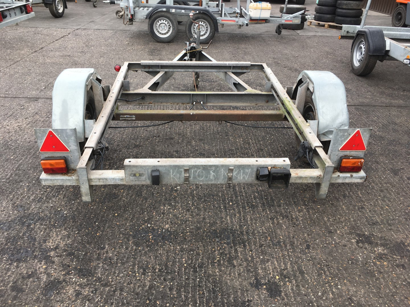 Used Single Axle N.J Froment Generator Trailer